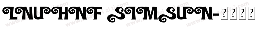 LNUHNF SIMSUN字体转换